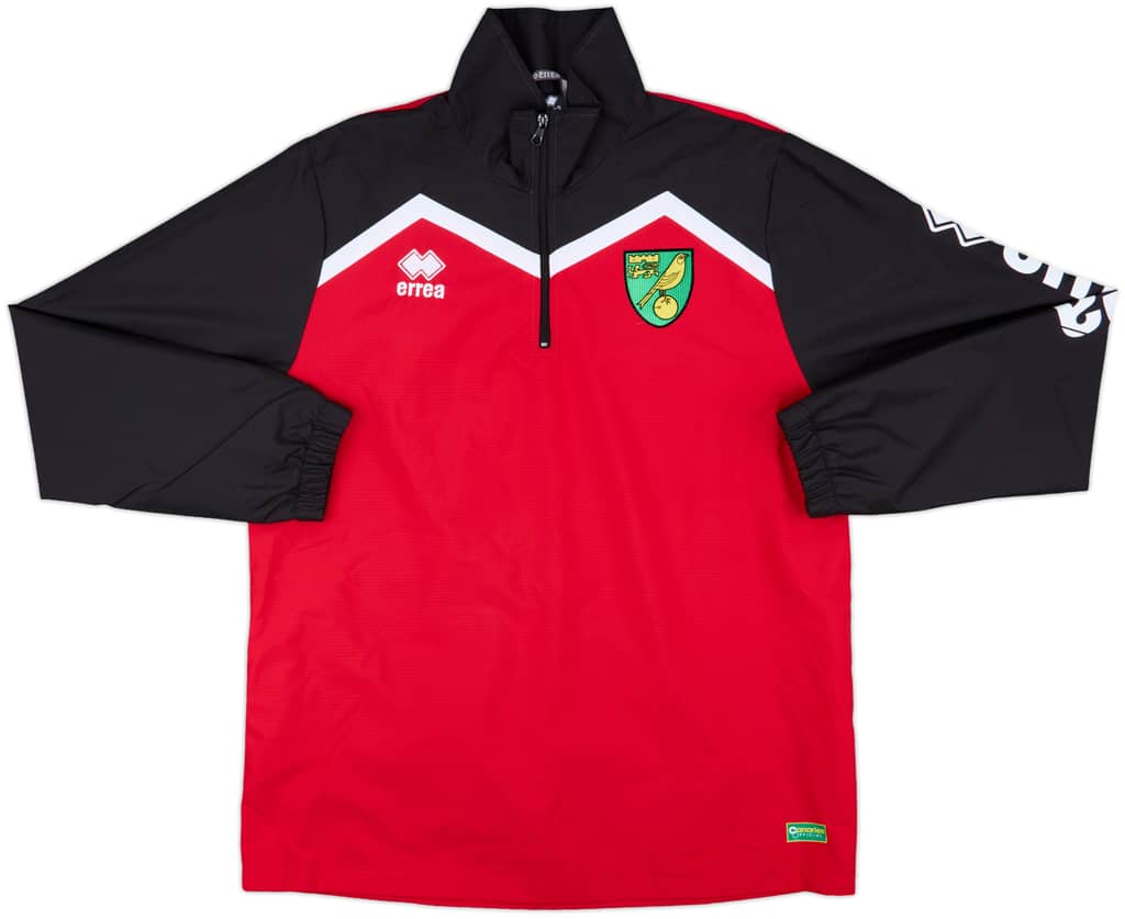 2014-15 Norwich Errea 1/4 Zip Drill Top - 10/10 - (L)