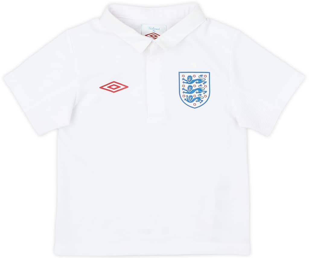 2010-11 England Home Shirt - 9/10 - (2-3 Years)