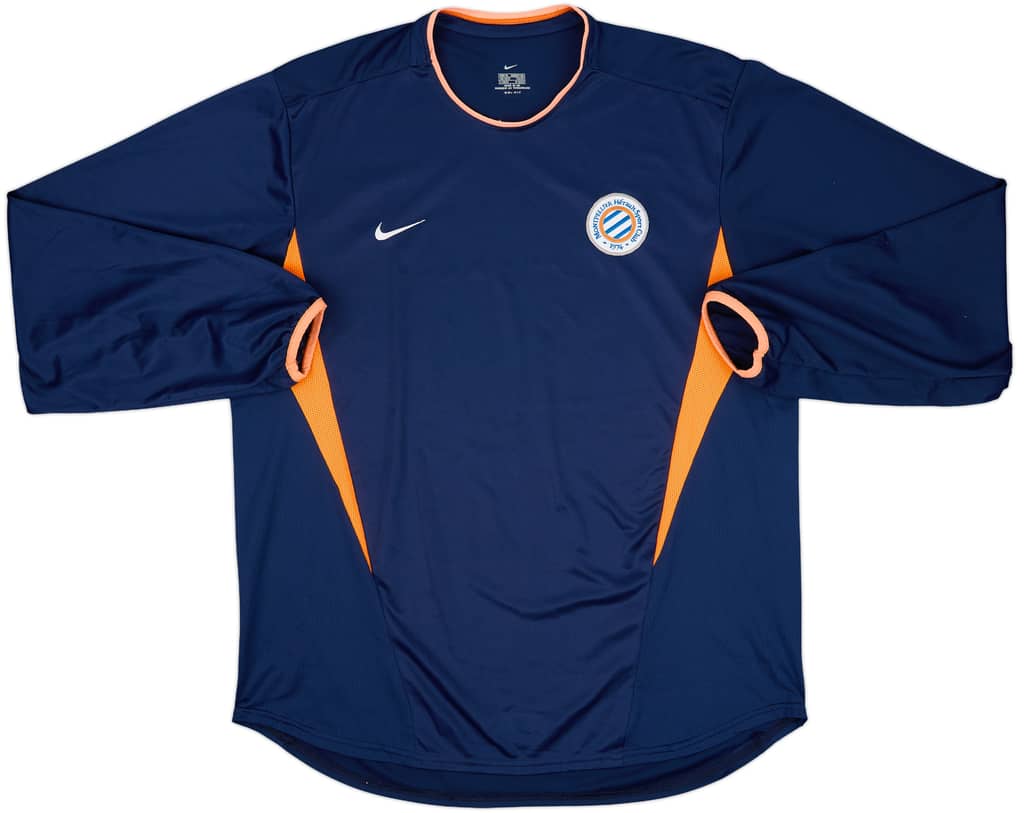 2002-04 Montpellier Home L/S Shirt - 8/10 - (XL)