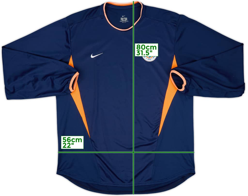 2002-04 Montpellier Home L/S Shirt - 8/10 - (XL)