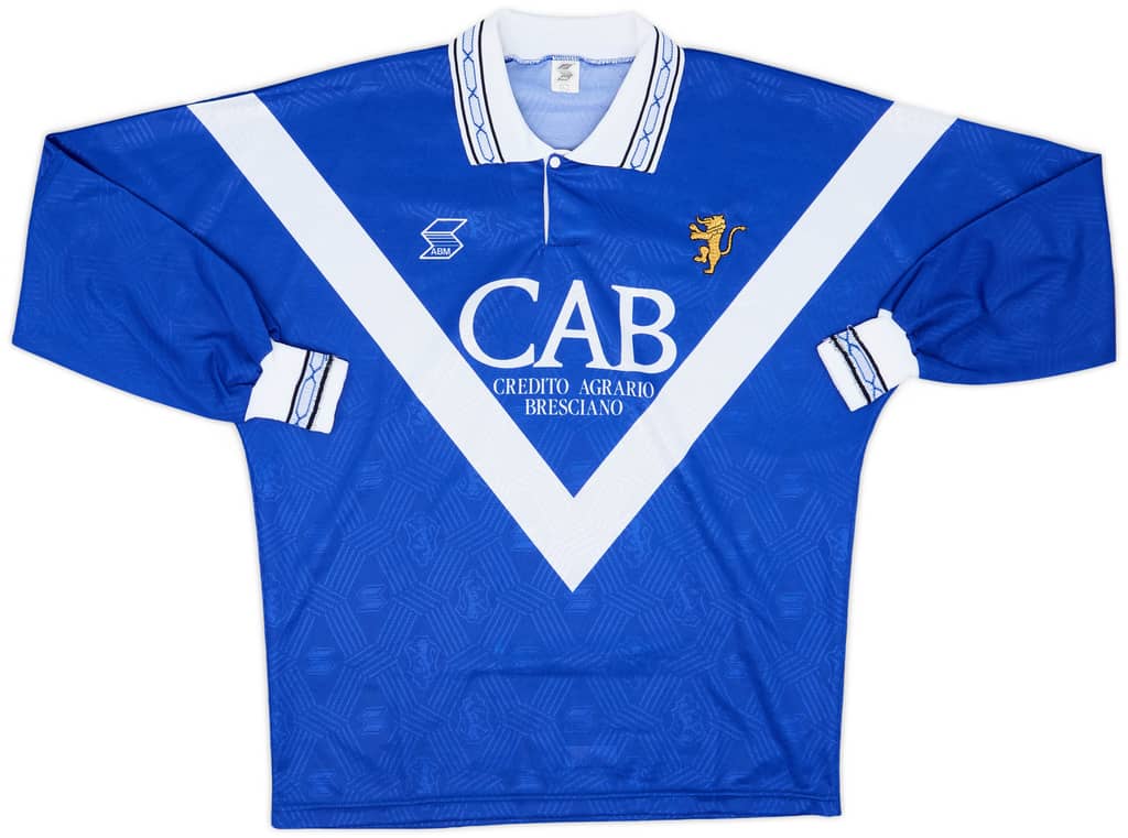 1994-95 Brescia Home L/S Shirt - 10/10 - (L)