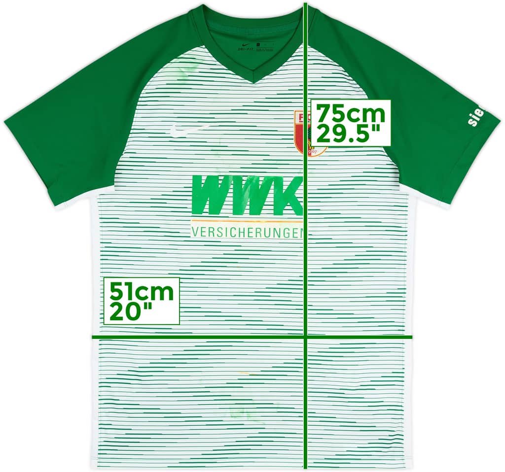 2018-19 Augsburg Away Shirt - 4/10 - (L)
