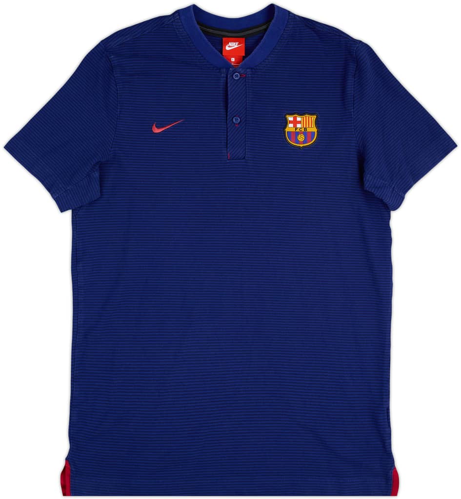 2017-18 Barcelona Nike Polo Shirt - 10/10 - (L)