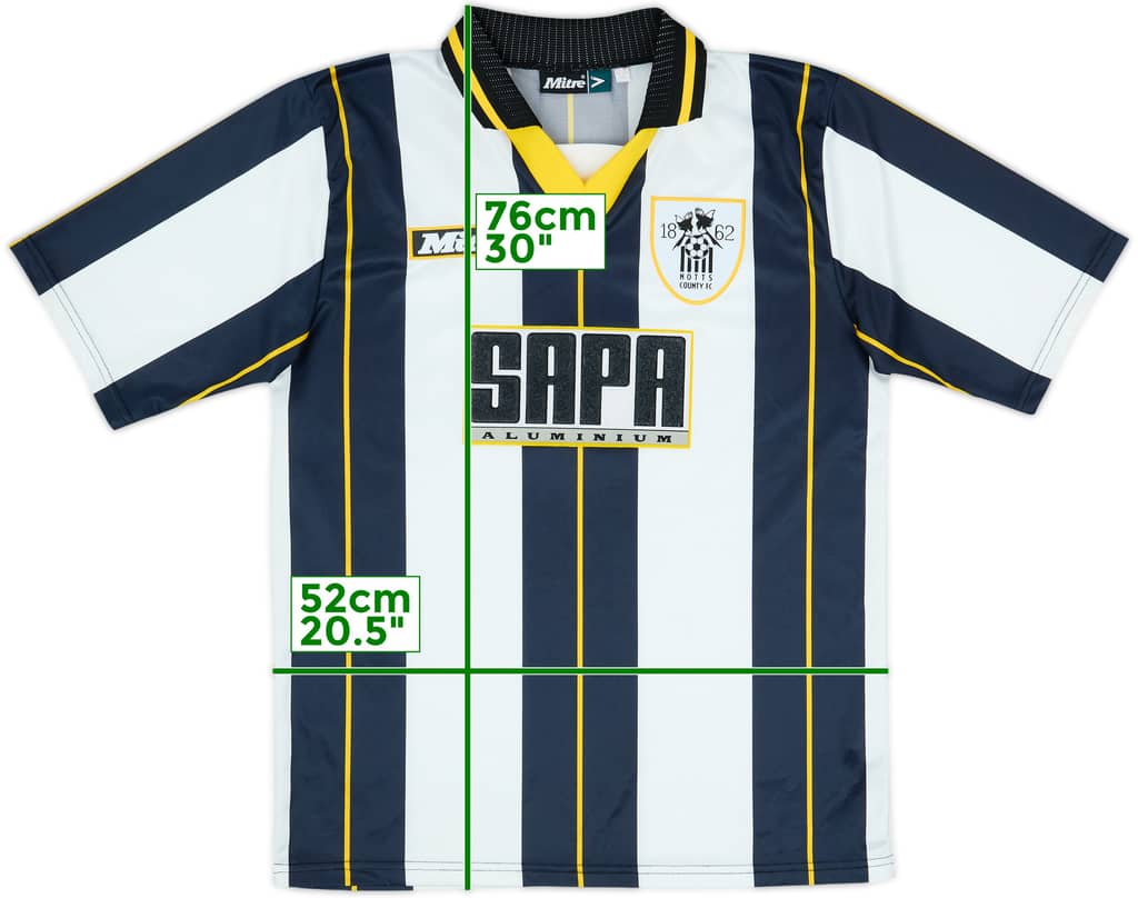1996-97 Notts County Home Shirt - 7/10 - (M)
