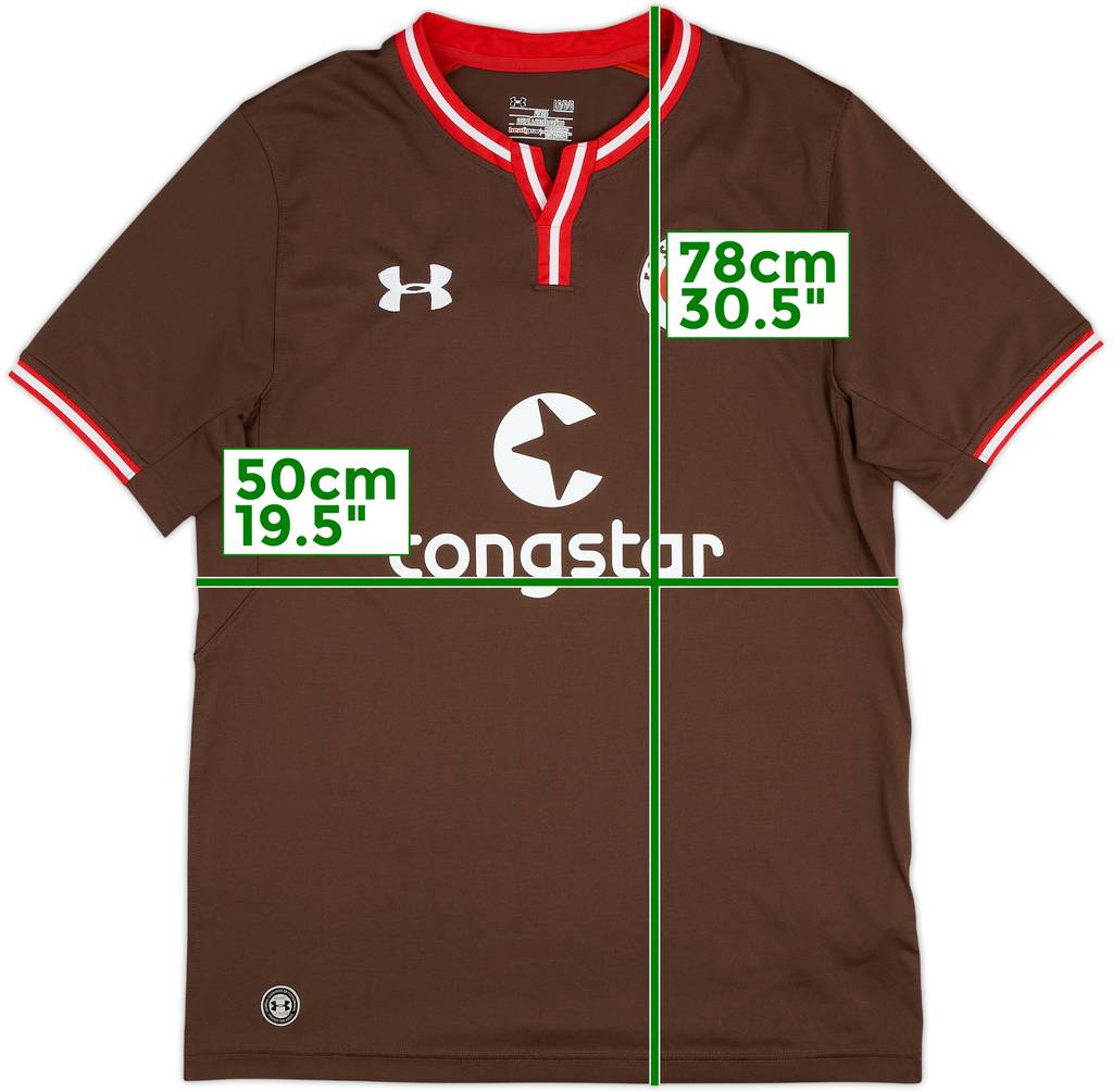 Camiseta de local del St Pauli 2016-17 - 9/10 - (L)