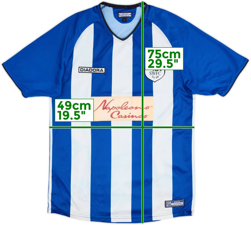 2003-05 Sheffield Wednesday Home Shirt - 6/10 - (S)