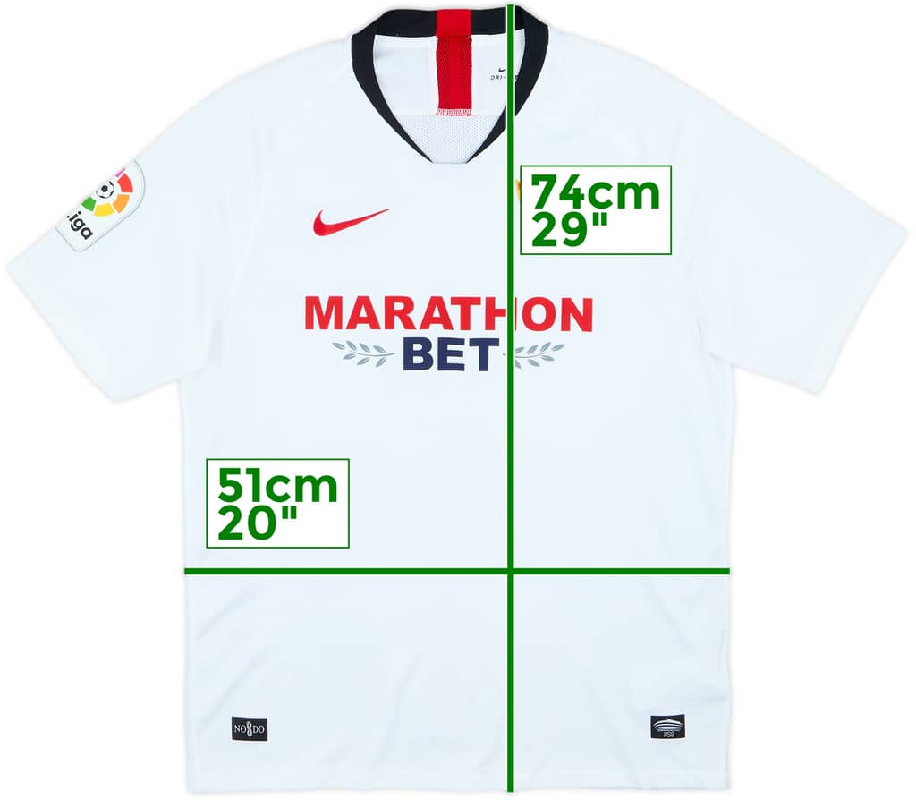 2019-20 Sevilla Home Shirt - 10/10 - (L)