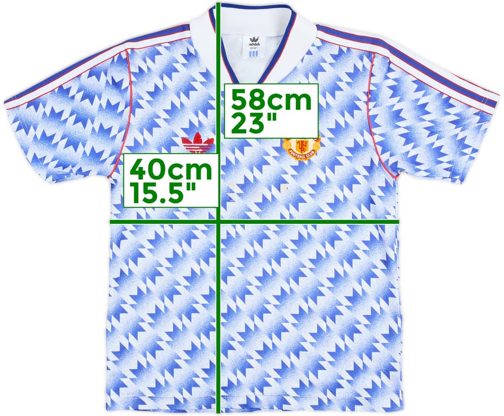 1990-92 Manchester United Away Shirt - 4/10 - (11-12 Years)