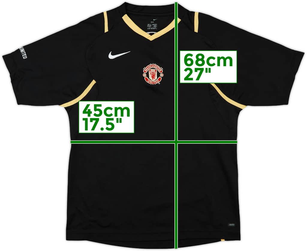 2006-07 Manchester United Nike Training Shirt - 8/10 - (S)