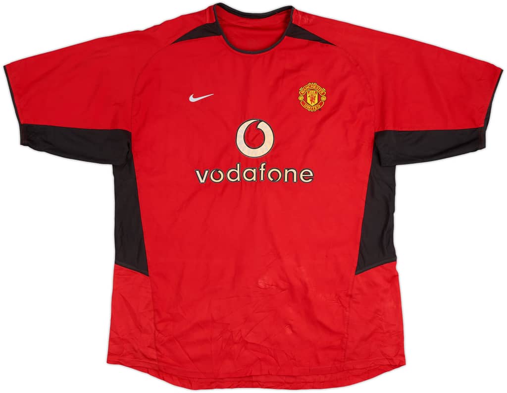 2002-04 Manchester United Home Shirt - 5/10 - (L)