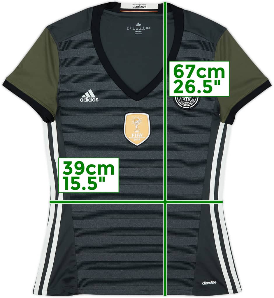 2015-17 Germany Away Shirt - 9/10 - (Women's M)