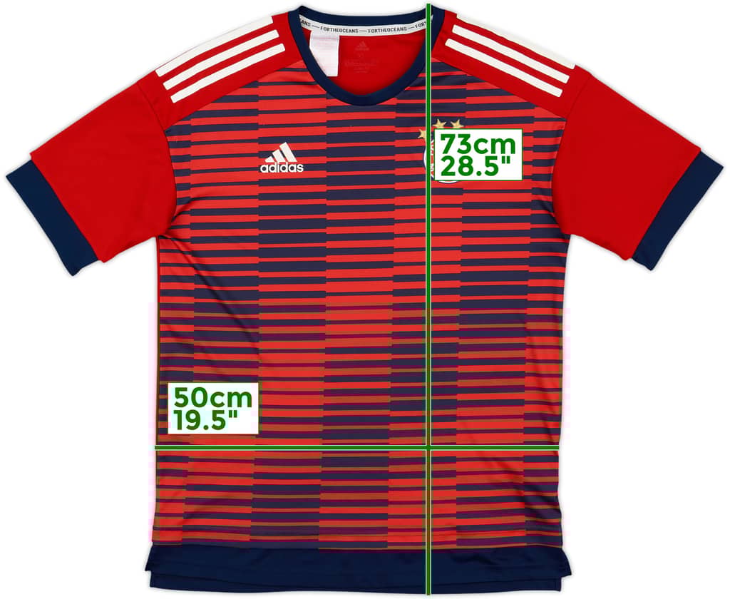 2017-18 Bayern Munich adidas Training Shirt - 7/10 - (XL.Boys)