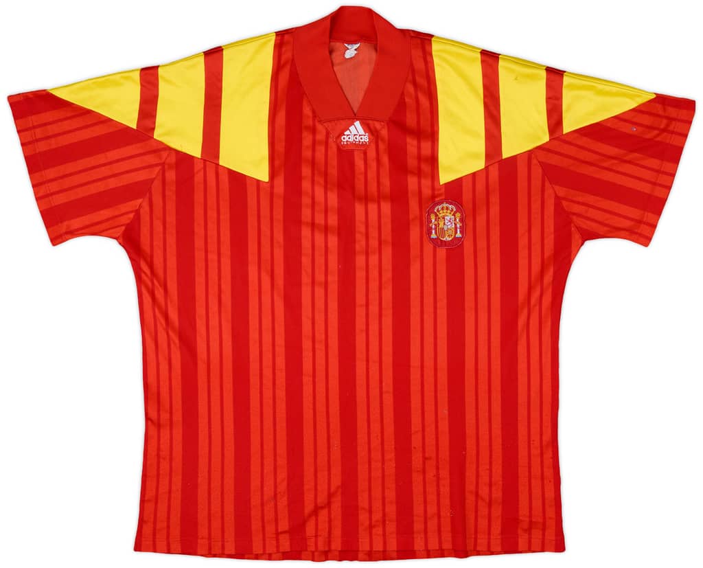 1992-94 Spain Home Shirt - 4/10 - (XL)