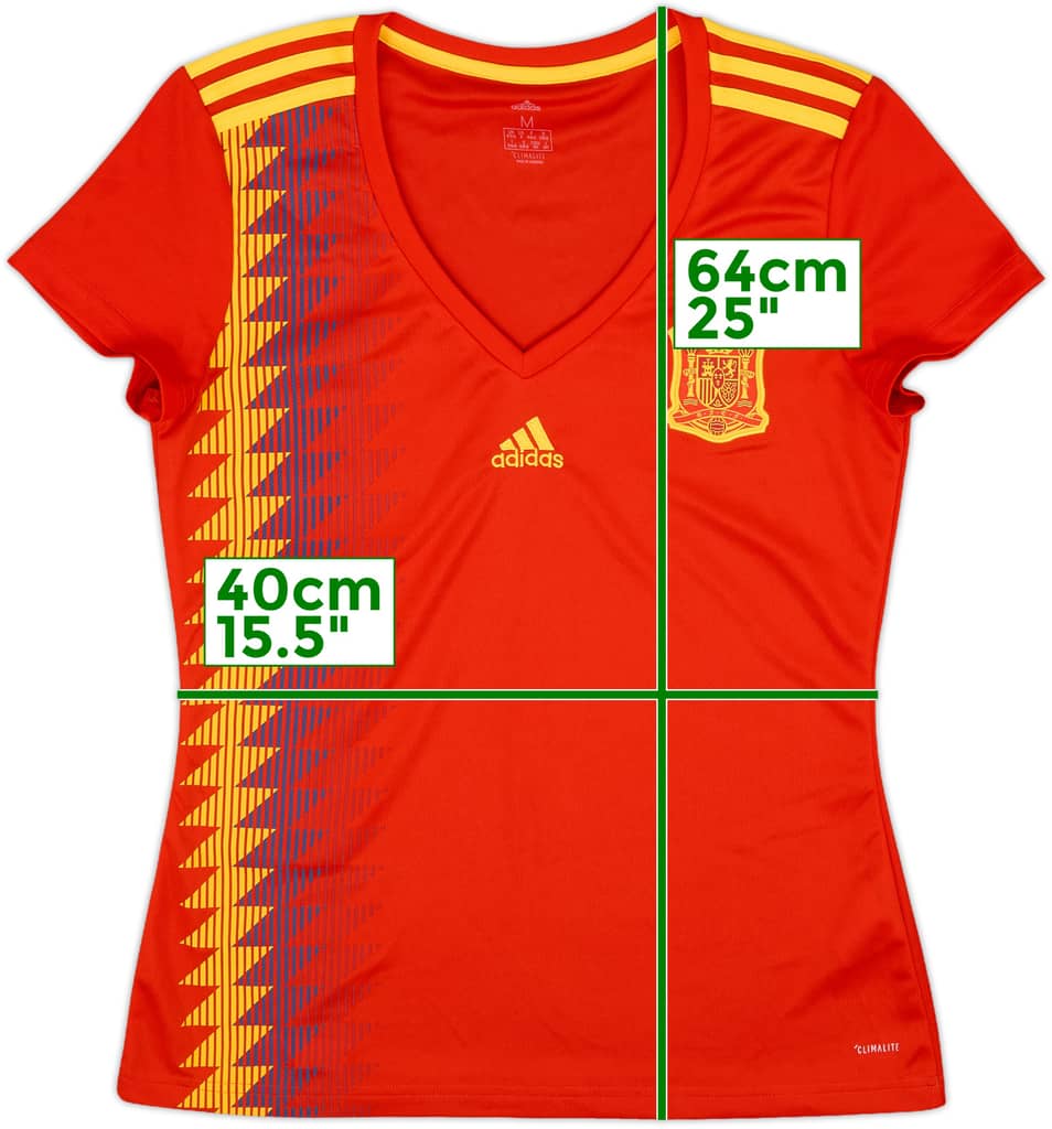 2018-19 Spain Home Shirt - 10/10 - (Women's M)