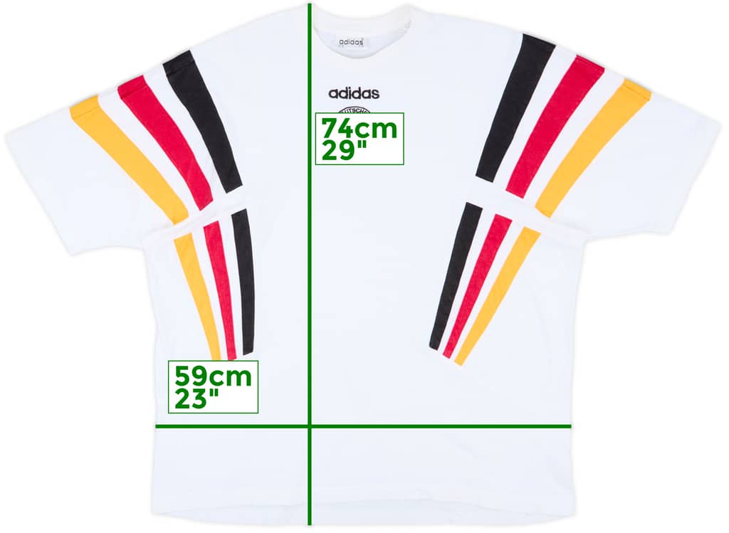 1996-97 Germany adidas Cotton Tee - 9/10 - (L/XL)