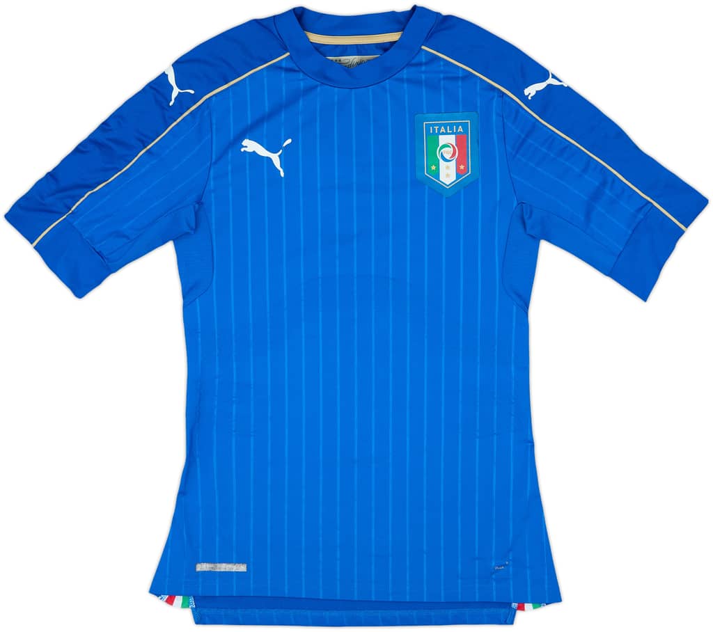 2016-17 Italy Player Issue Home Shirt - 5/10 - (M)