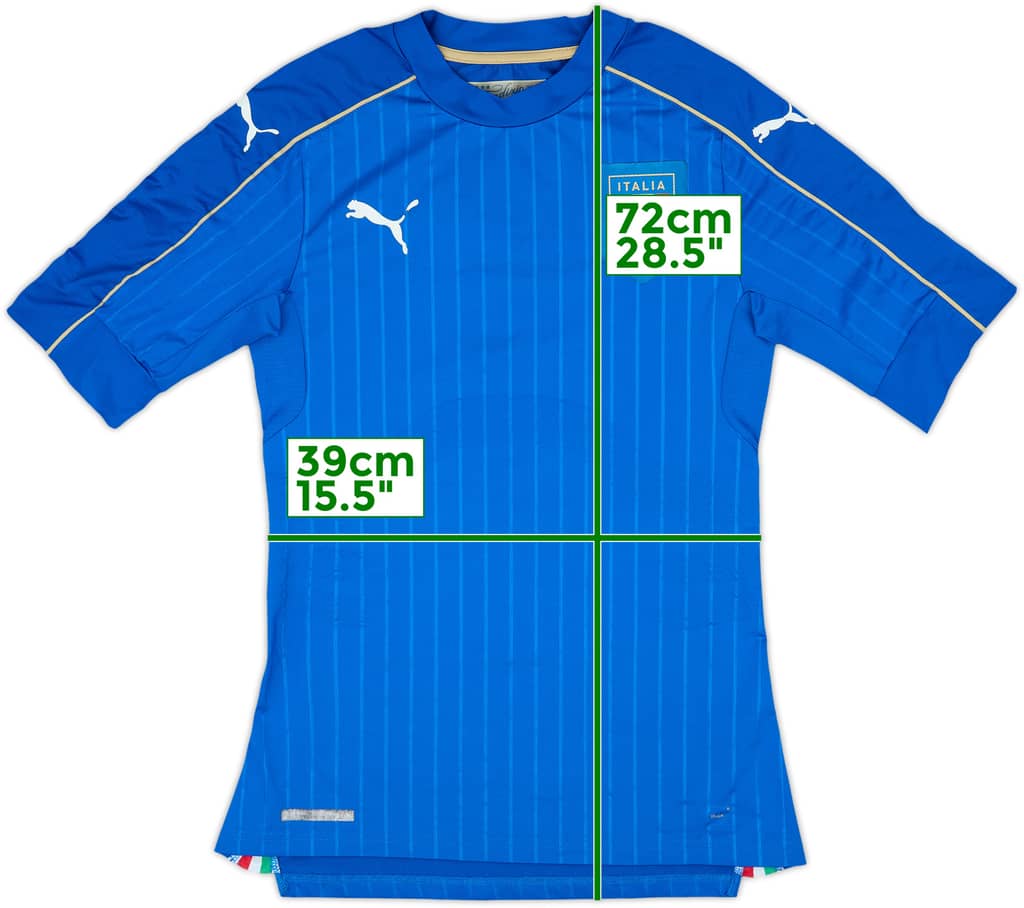 2016-17 Italy Player Issue Home Shirt - 5/10 - (M)