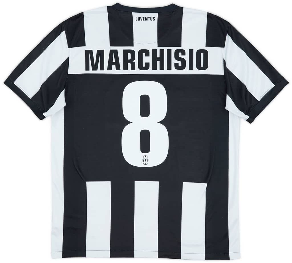 2013-14 Juventus Home Shirt Marchisio #8 - 6/10 - (L)