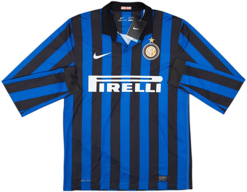 2011-12 Inter Milan Home L/S Shirt Sneijder #10 (M)