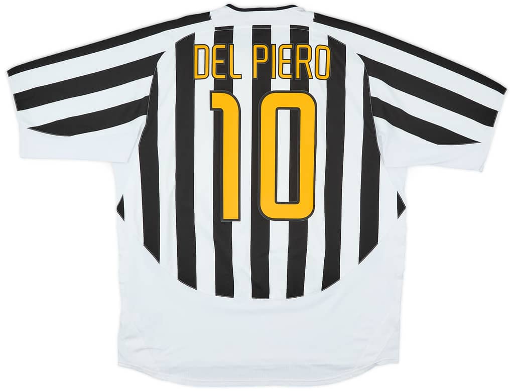 2003-04 Juventus Home Shirt Del Piero #10 - 5/10 - (XL)