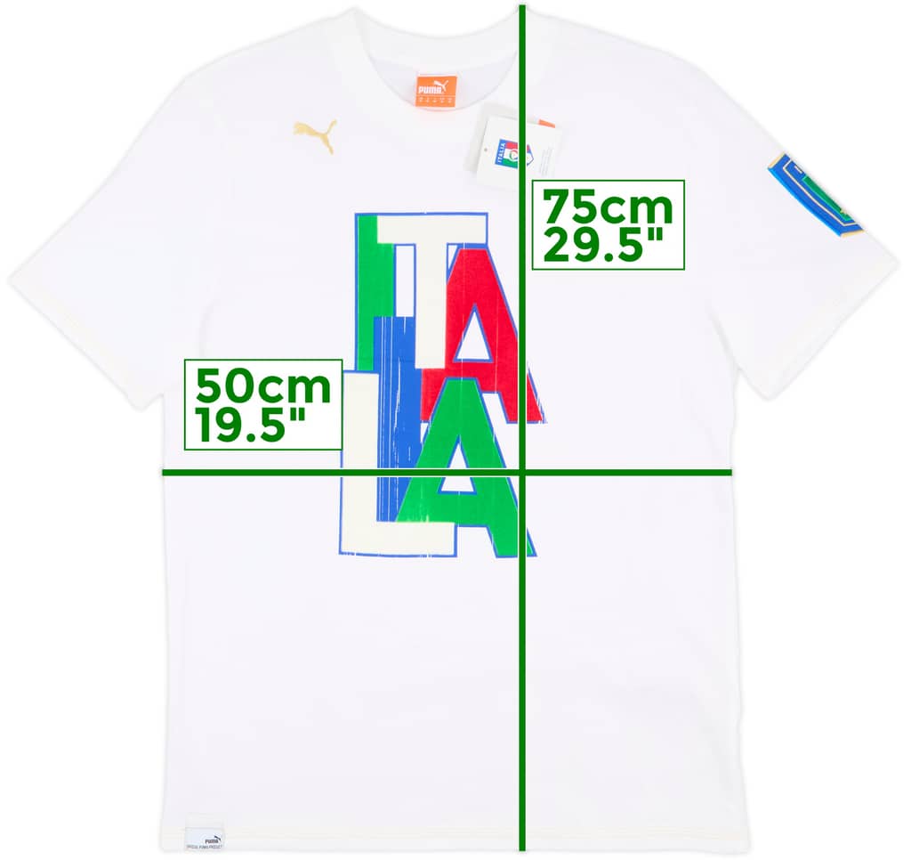 2014-15 Italy Puma Graphic Tee (M)