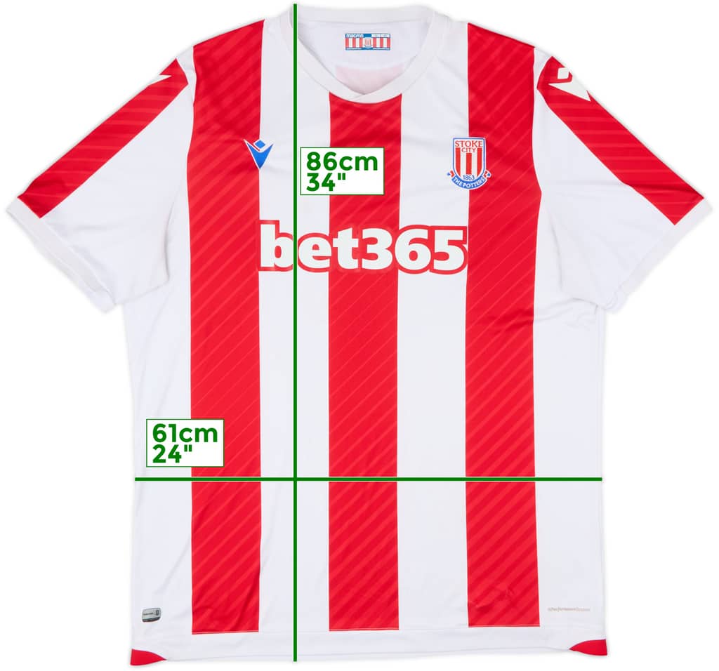 2019-20 Stoke City Home Shirt - 5/10 - (4XL)
