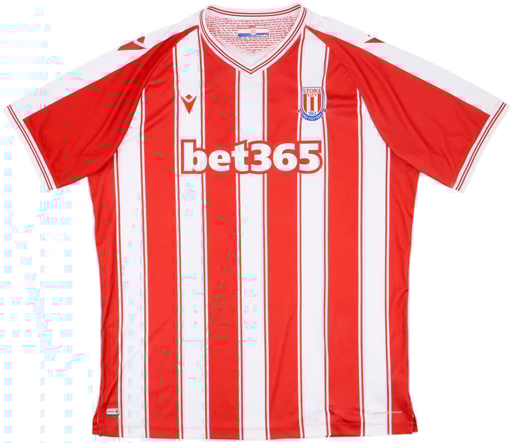 2020-21 Stoke City Home Shirt - 9/10 - (4XL)