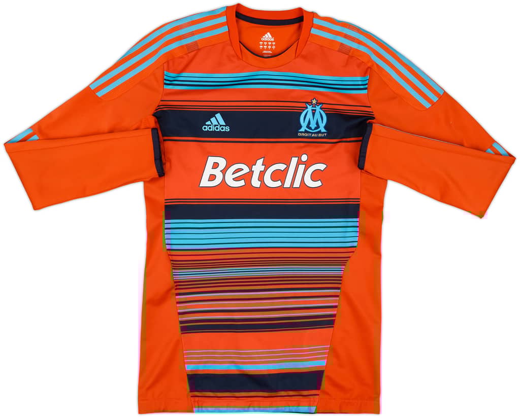 2011-12 Olympique Marseille Player Issue TechFit Third L/S Shirt - 5/10 - (XL)
