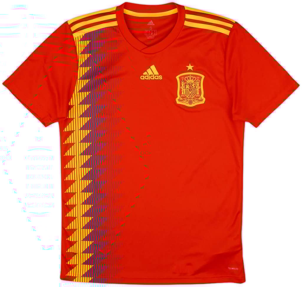 2018-19 Spain Home Shirt - 8/10 - (S)