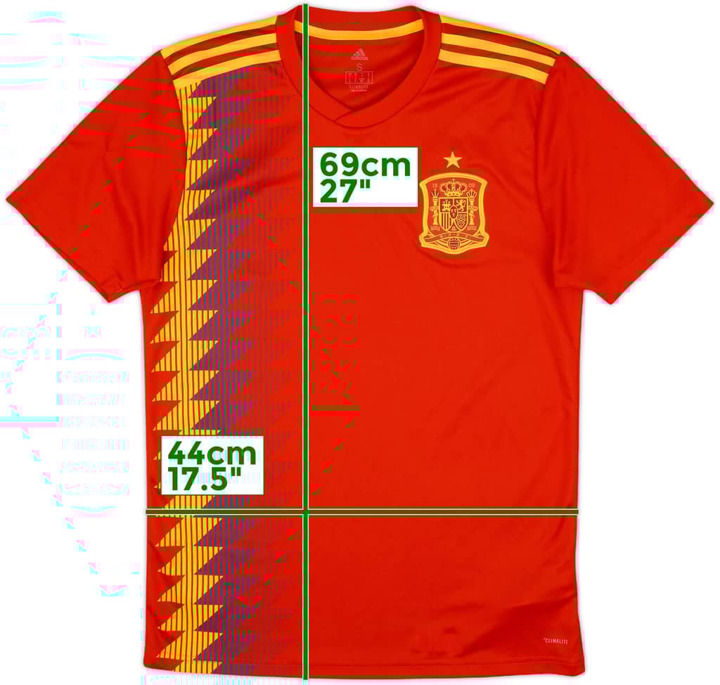 2018-19 Spain Home Shirt - 8/10 - (S)
