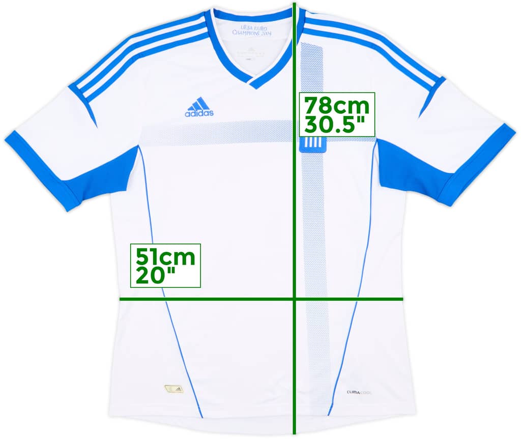 2012-13 Greece Home Shirt - 6/10 - (L)