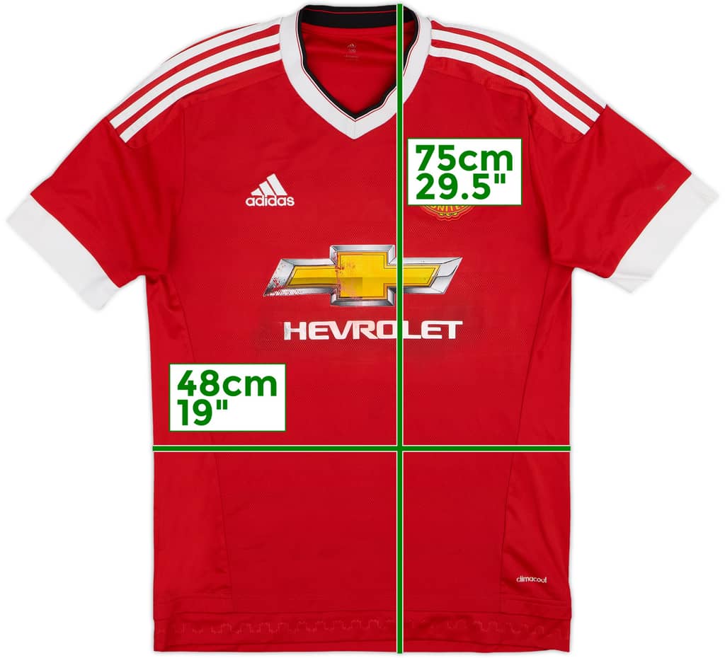 2015-16 Manchester United Home Shirt - 4/10 - (M)