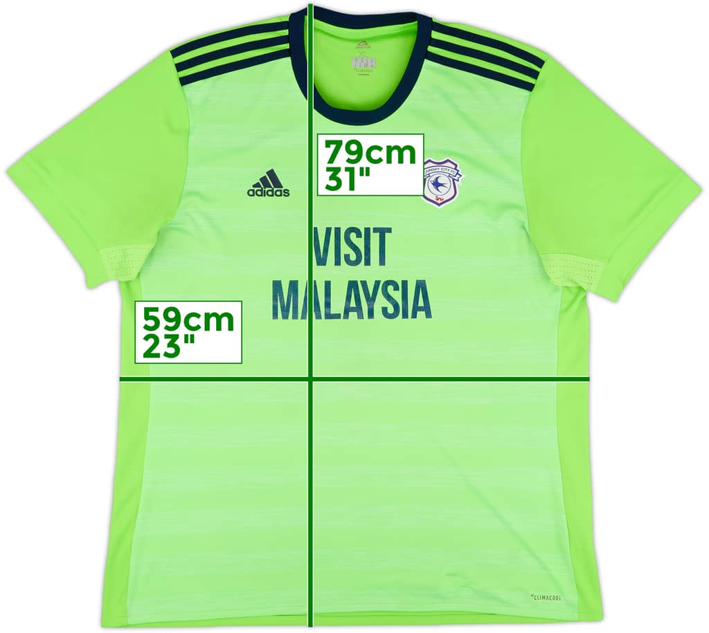 2017-18 Cardiff City Away Shirt - 6/10 - (XL)