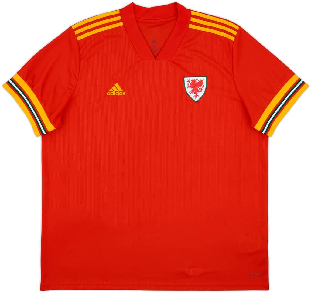 2020-21 Wales Home Shirt - 9/10 - (XXL)
