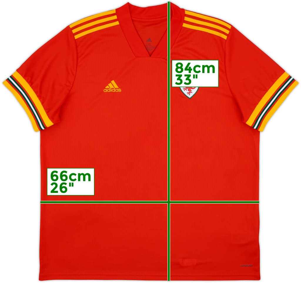 2020-21 Wales Home Shirt - 9/10 - (XXL)