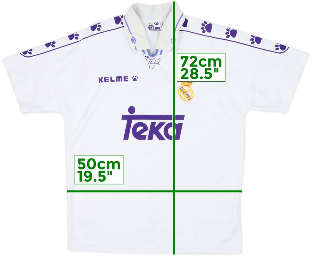 1994-96 Real Madrid Home Shirt - 7/10 - (S)