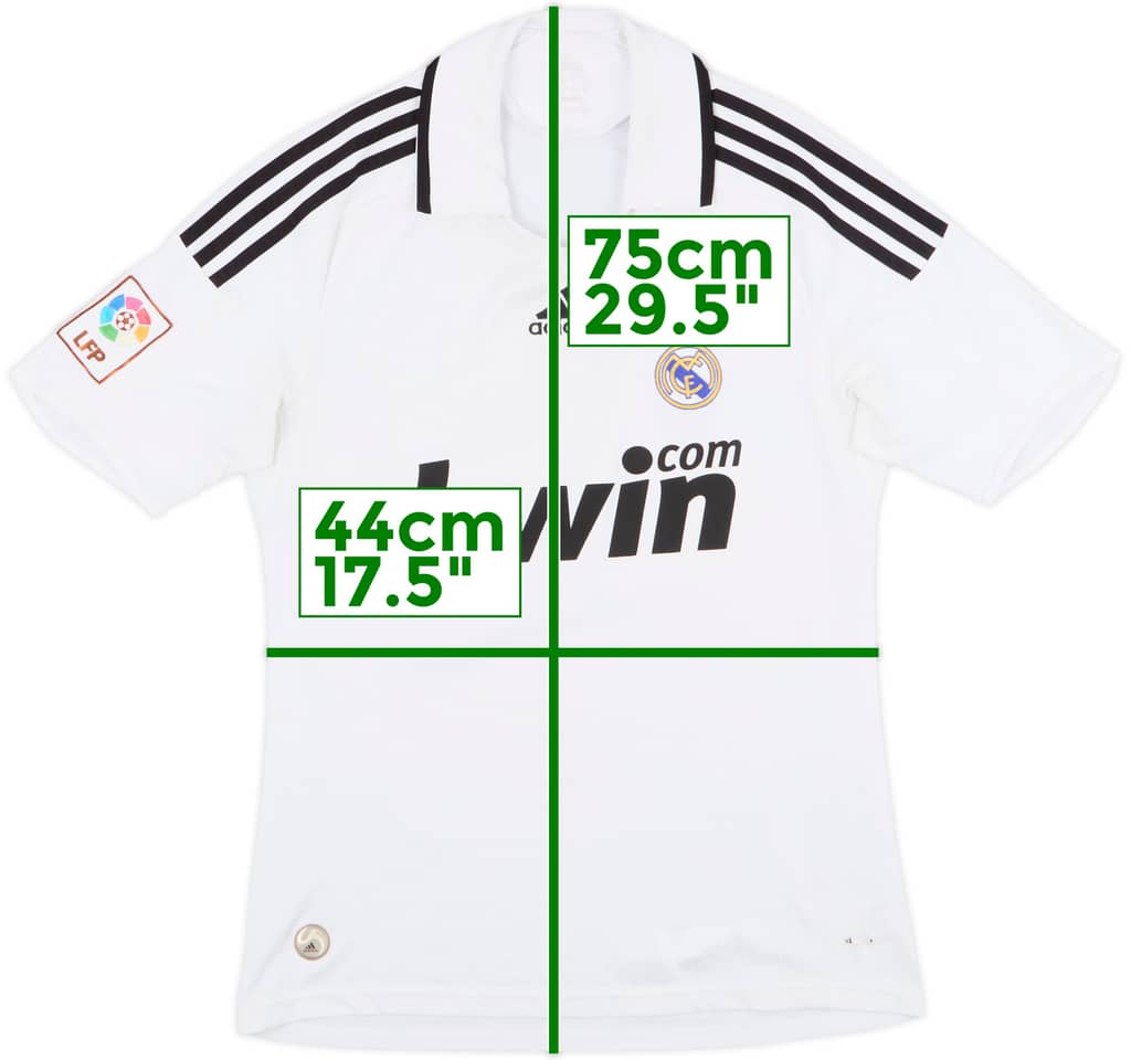 2008-09 Real Madrid Home Shirt - 6/10 - (S)