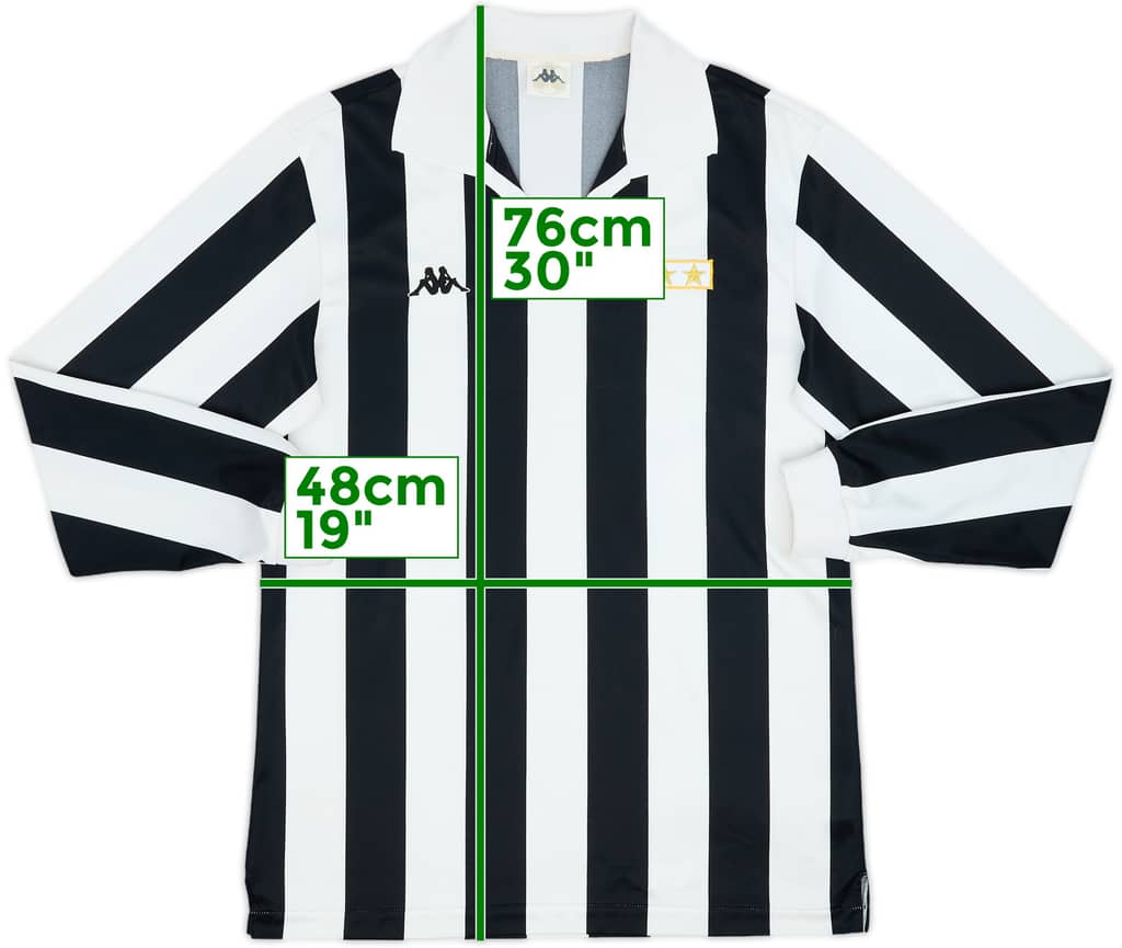 1989-90 Juventus Home L/S Shirt - 8/10 - (M)