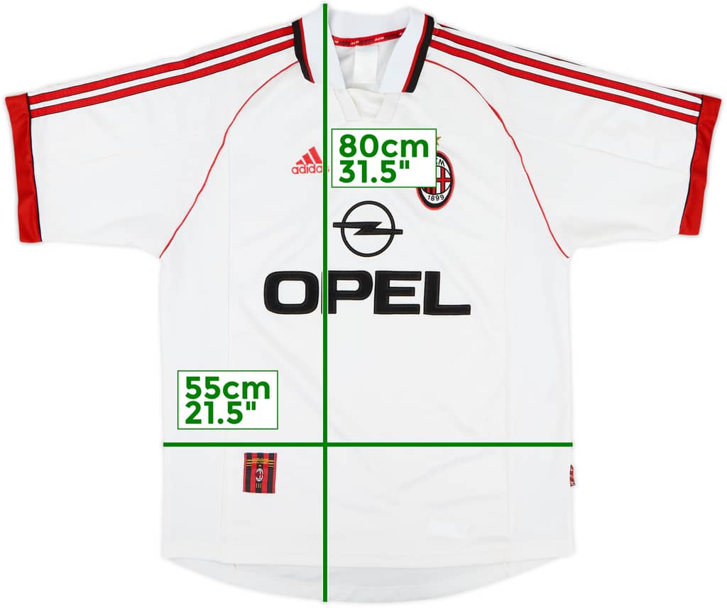 1998-99 AC Milan Away Shirt - 8/10 - (L)