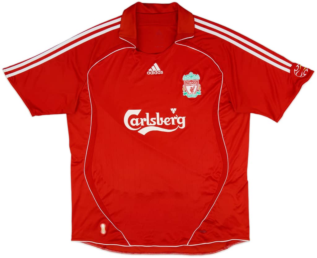 2006-08 Liverpool Home Shirt - 5/10 - (XXL)