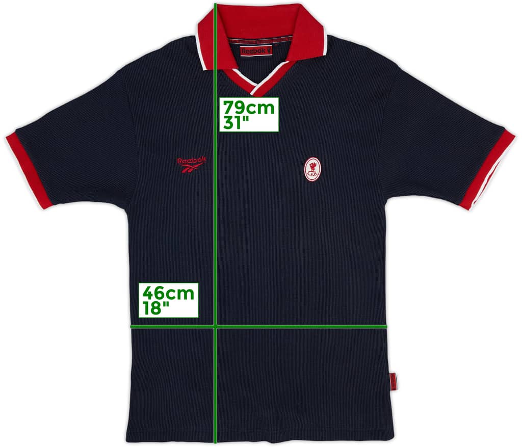 2000-01 Liverpool Reebok Polo Shirt - 8/10 - (S)