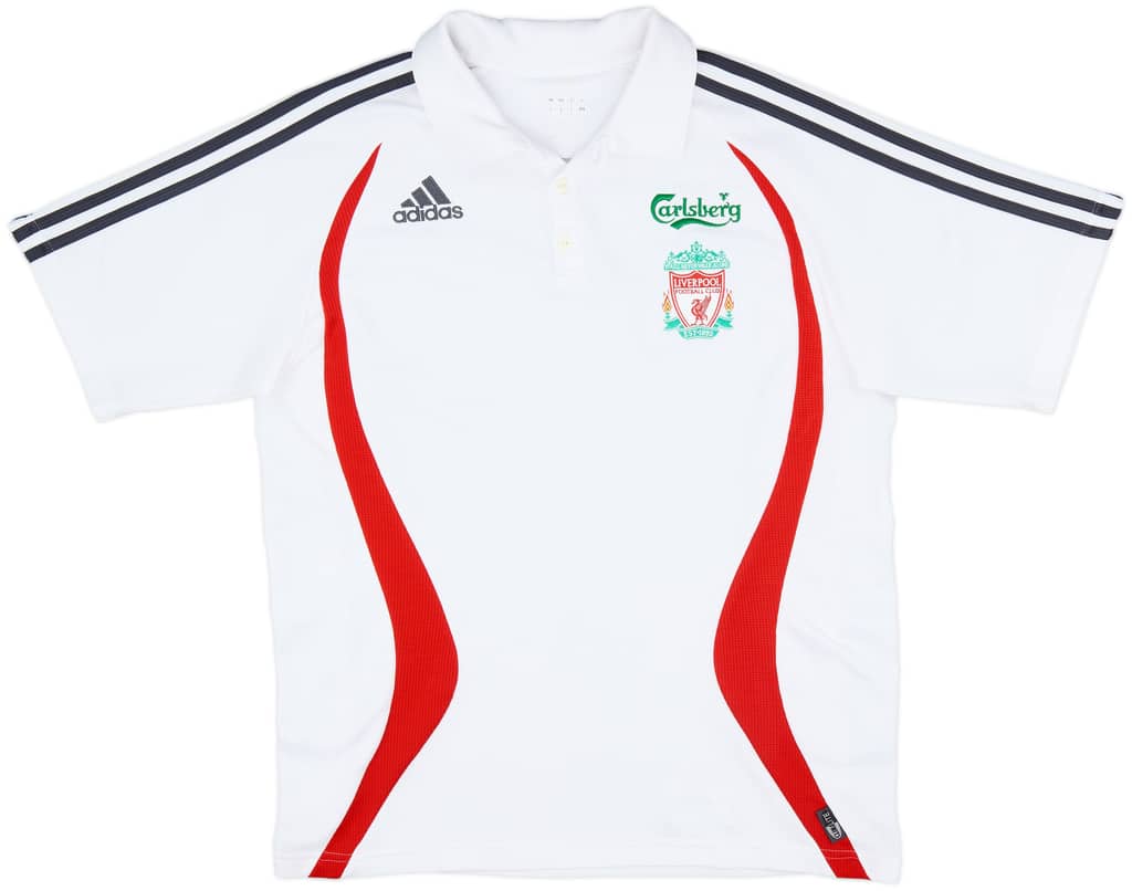 2006-07 Liverpool adidas Polo Shirt - 9/10 - (L)