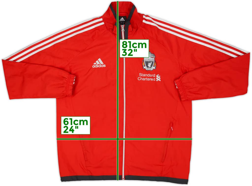 2011-12 Liverpool adidas Track Jacket - 8/10 - (L)