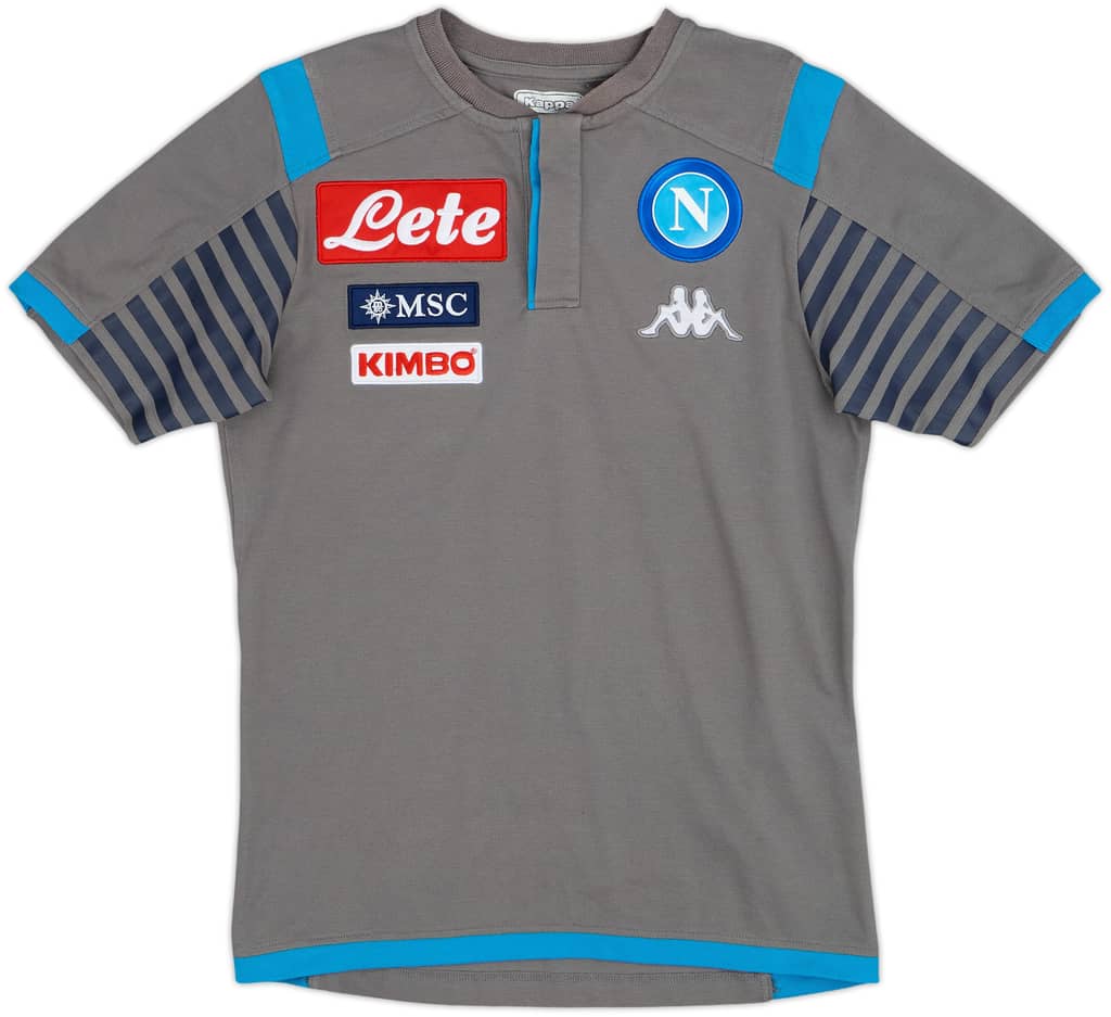 2019-20 Napoli Kappa Polo Shirt - 8/10 - (S)
