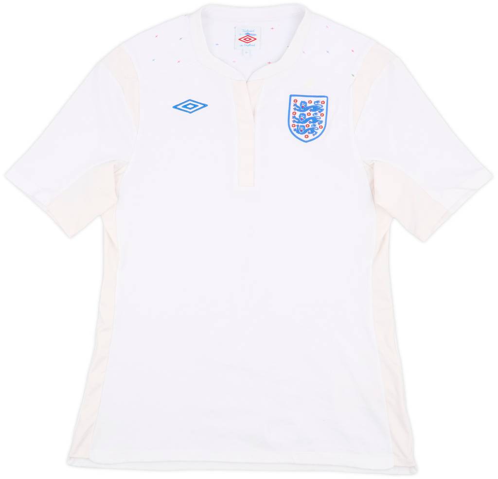 2010-11 England Home Shirt - 8/10 - (Women's L)