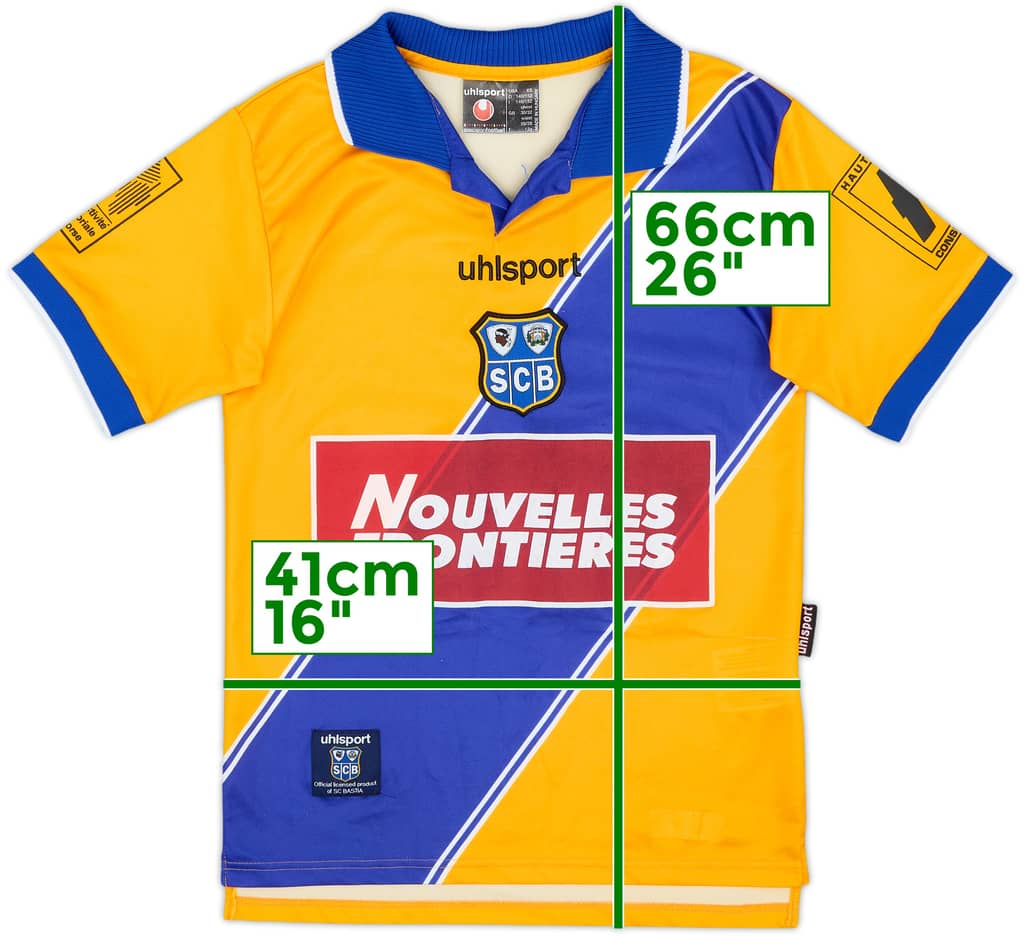 2000-01 Bastia Away Shirt - 7/10 - (L.Boys)