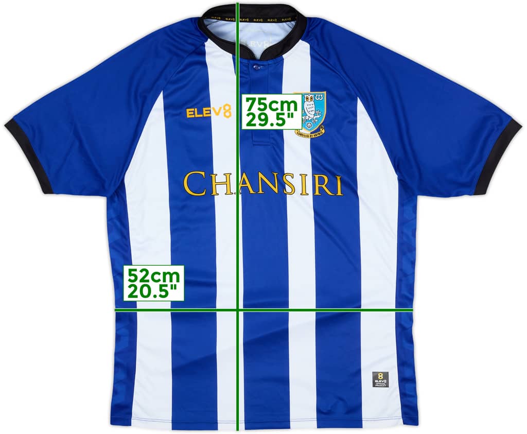 2018-19 Sheffield Wednesday Home Shirt - 9/10 - (XL)