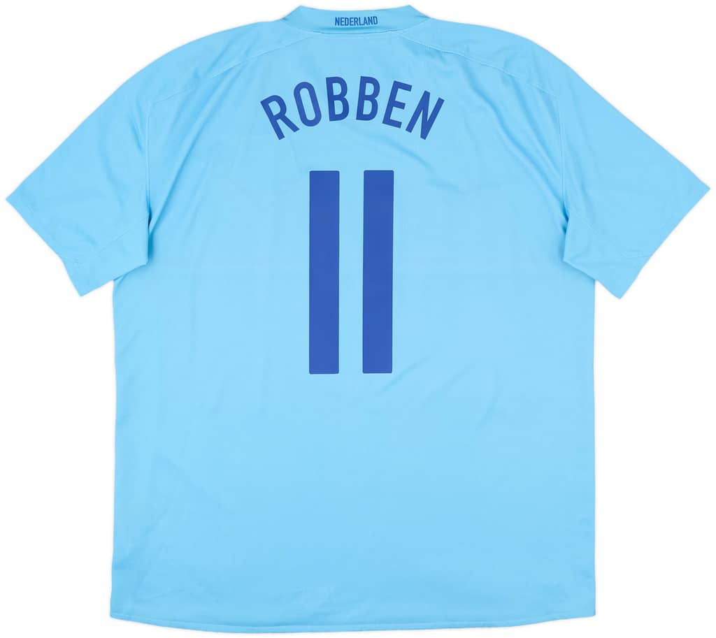 2008-10 Netherlands Away Shirt Robben #11 - 8/10 - (S)