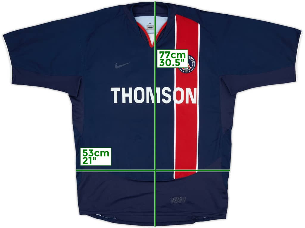 2003-04 Paris Saint-Germain Home Shirt - 4/10 - (L)