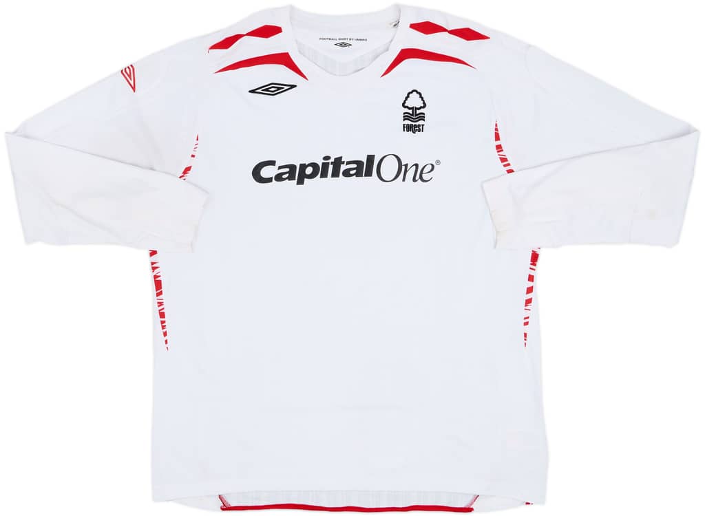 2007-08 Nottingham Forest Away L/S Shirt - 7/10 - (XXL)